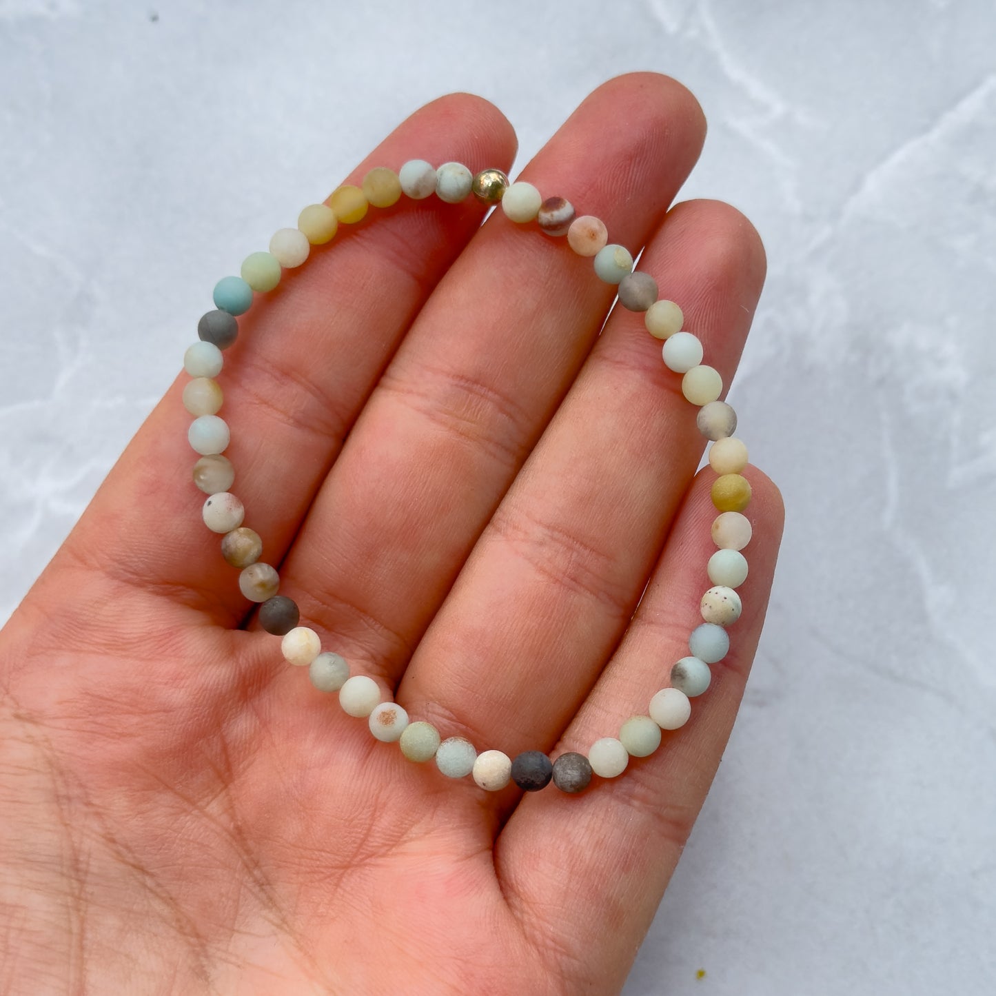 Frosted Amazonite (handmade by Papa Moon)