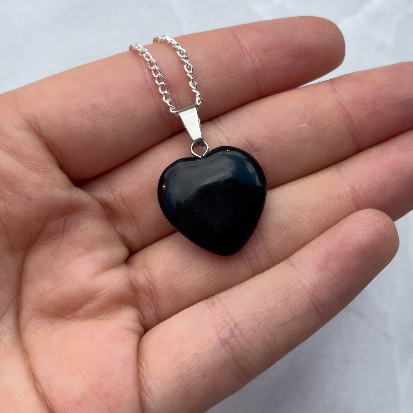 Black Obsidian Necklace (only one!)