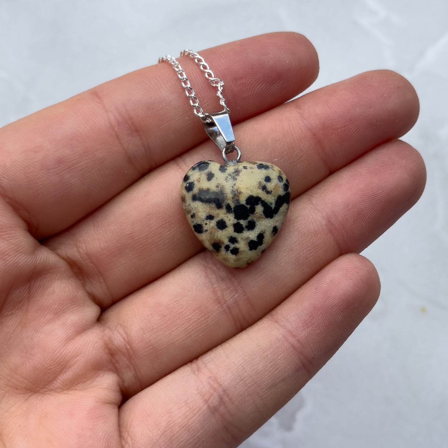 Dalmatian Jasper Necklace (only one!)