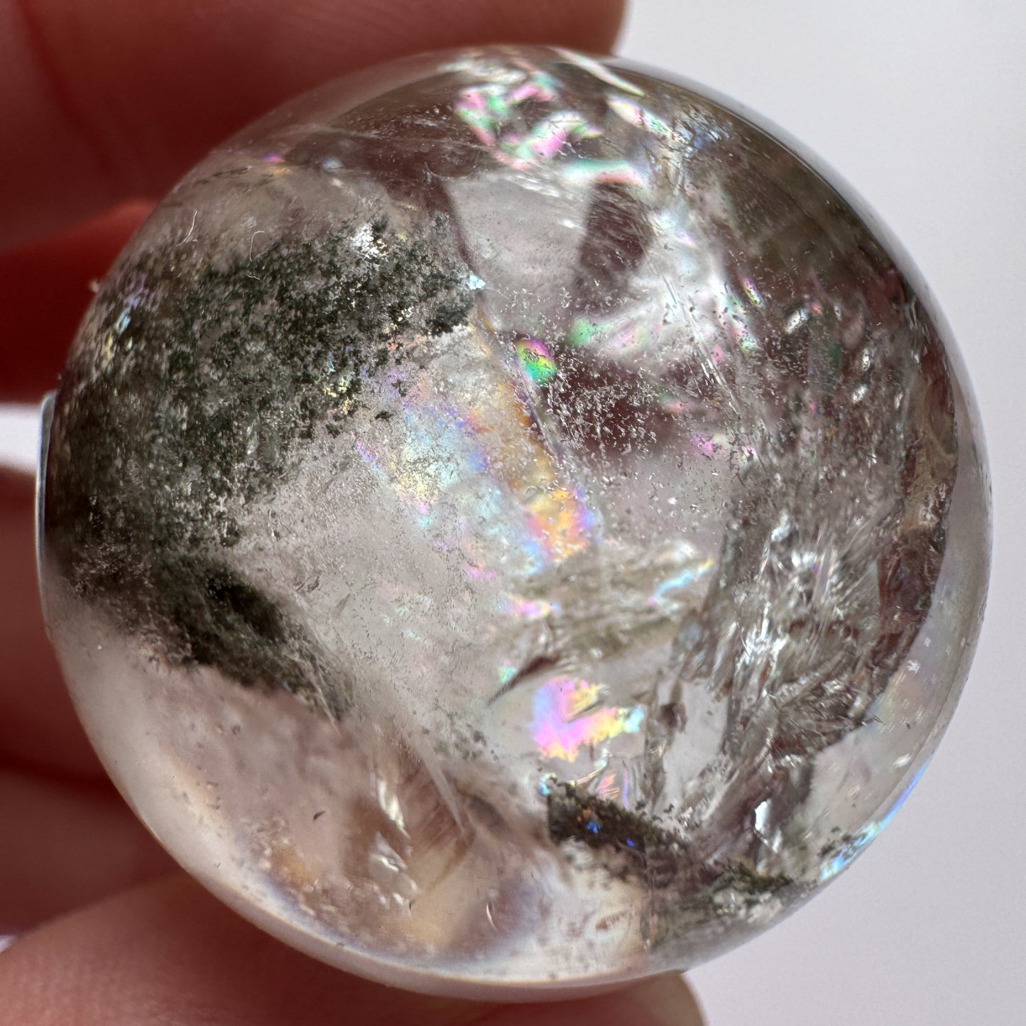 Garden Quartz / Lodolite Mini Sphere