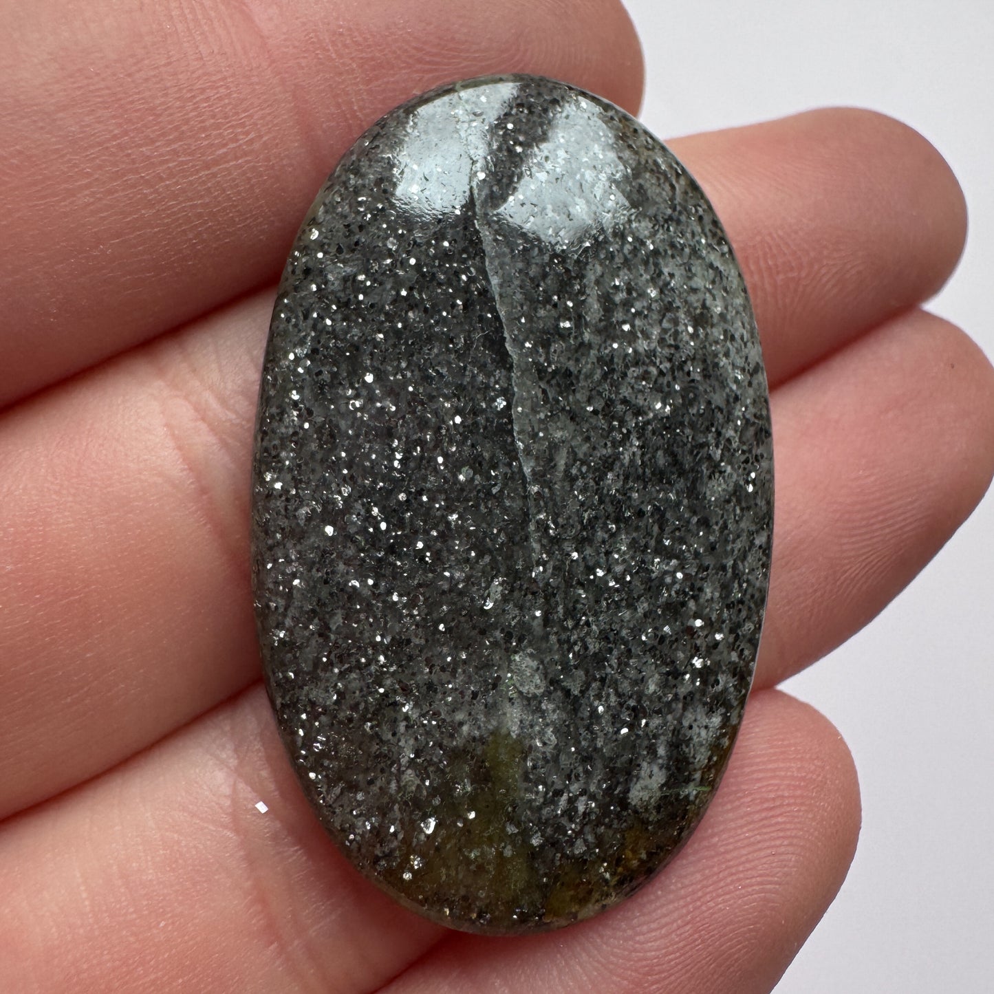 Black Mica Sunstone Calochon