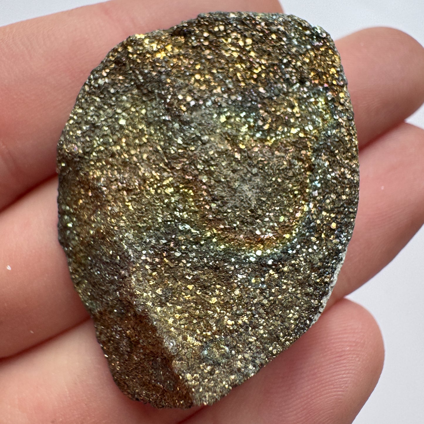 Druzy Rainbow Pyrite