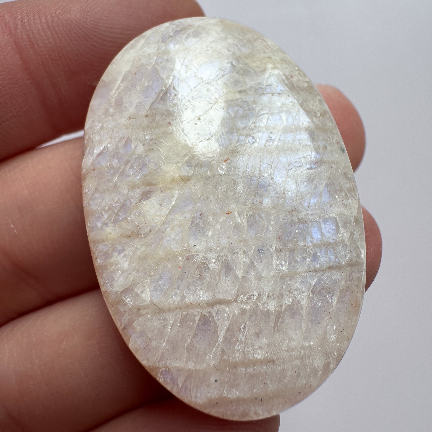 Blue Flash Moonstone Cabochon