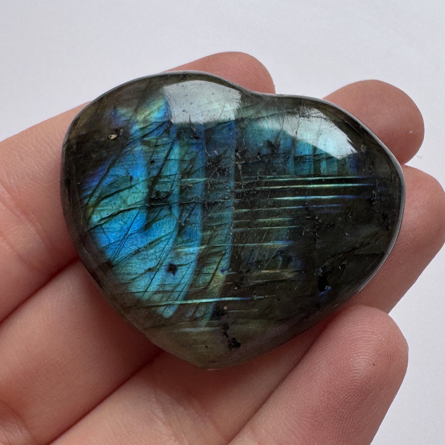 Labradorite Heart 4