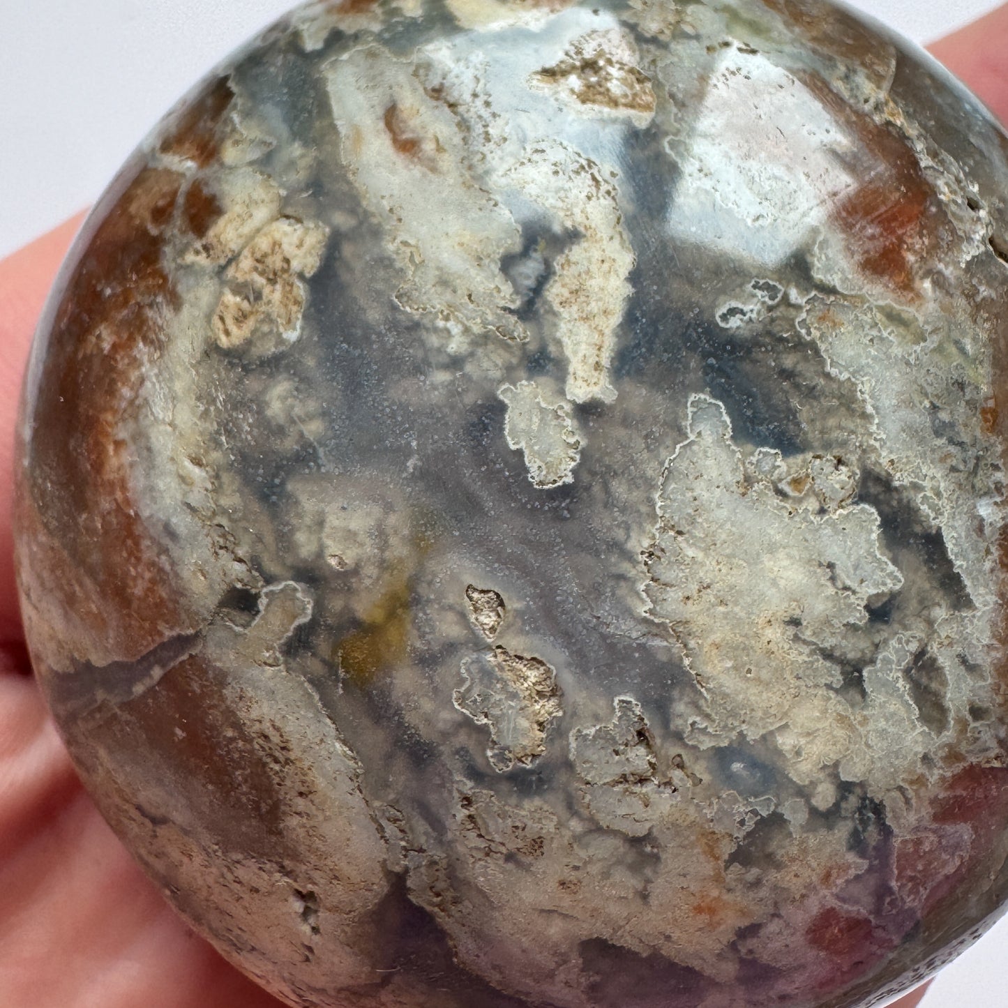 RARE Galaxy Ocean Jasper Palmstone