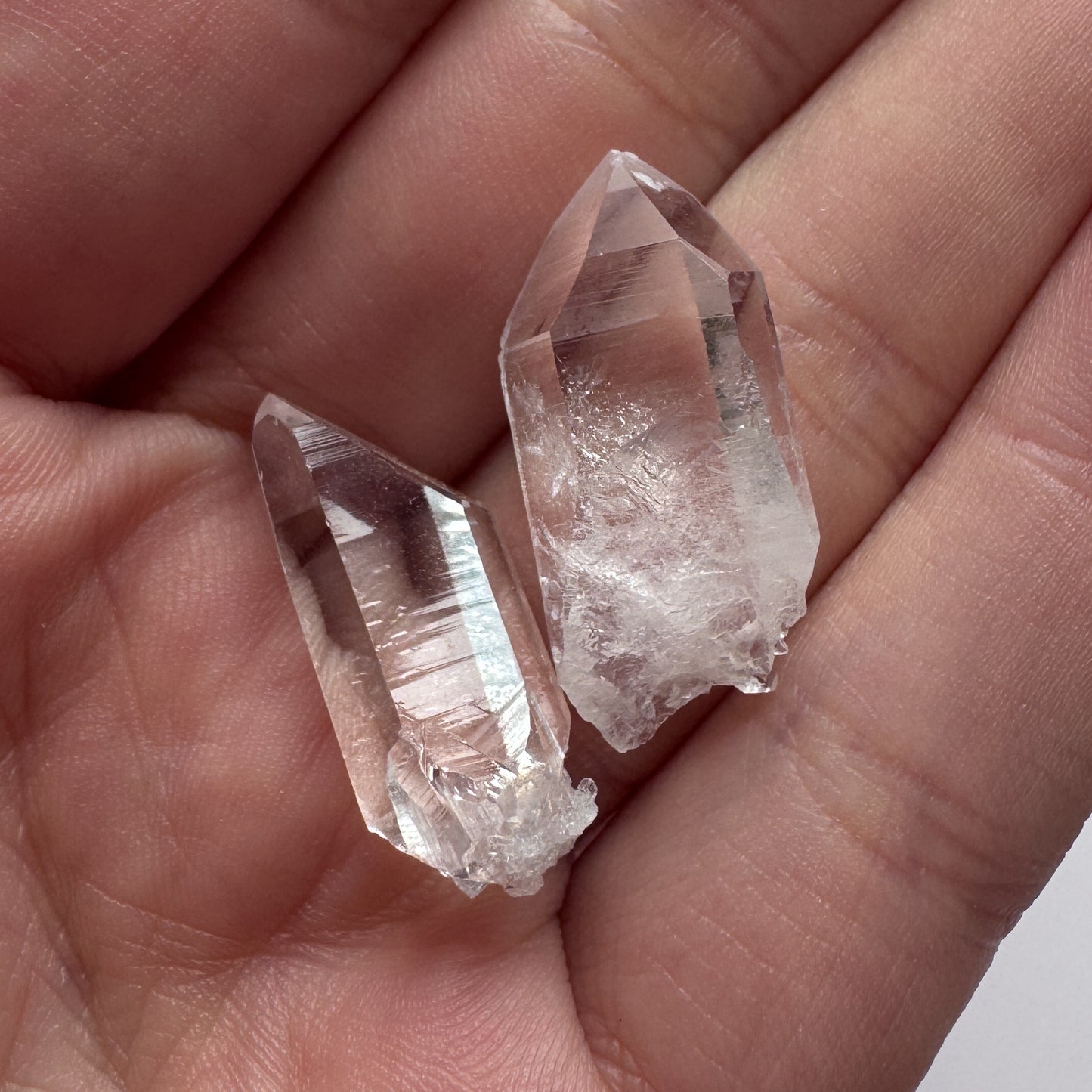 Record Keeper Clear Quartz Points x2