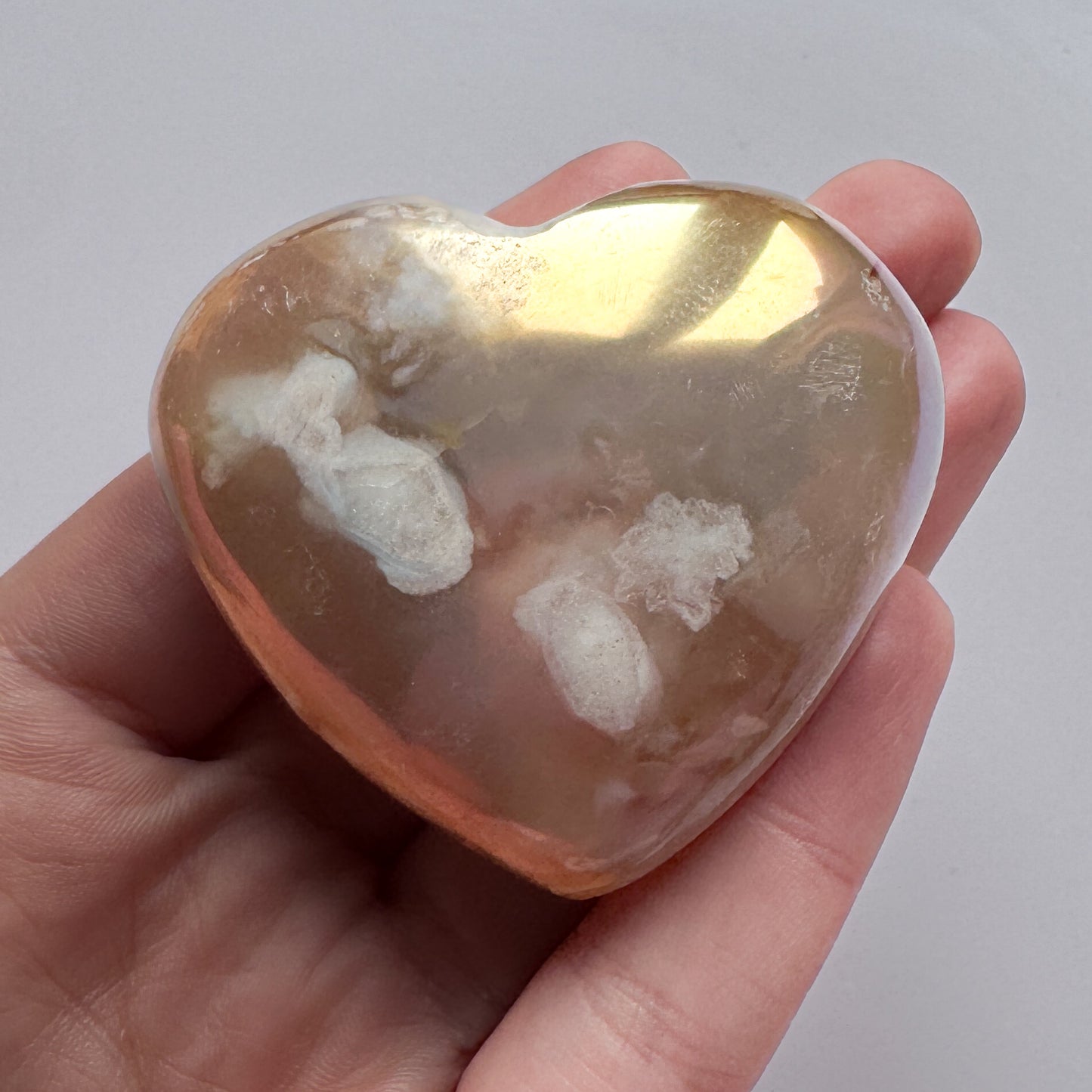 Aura Agate Heart 2
