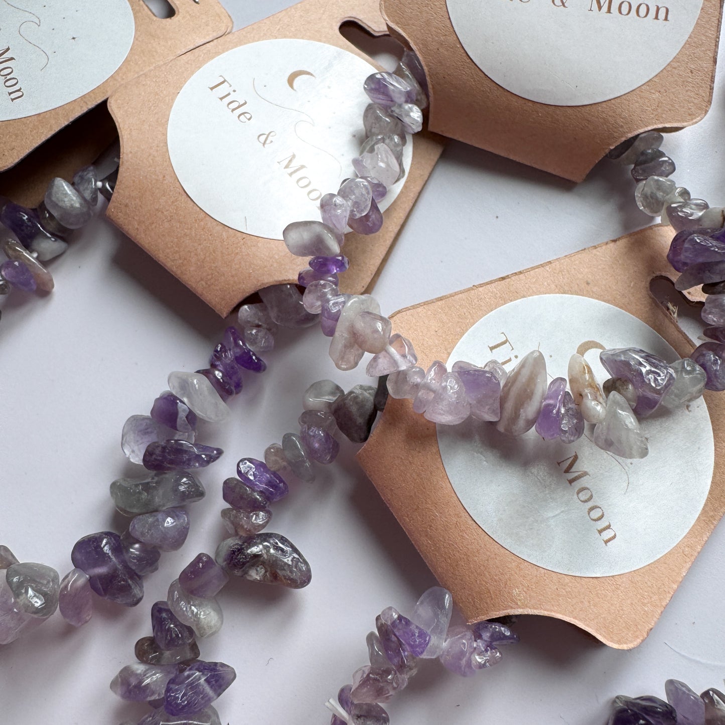 Amethyst Chip Bracelet