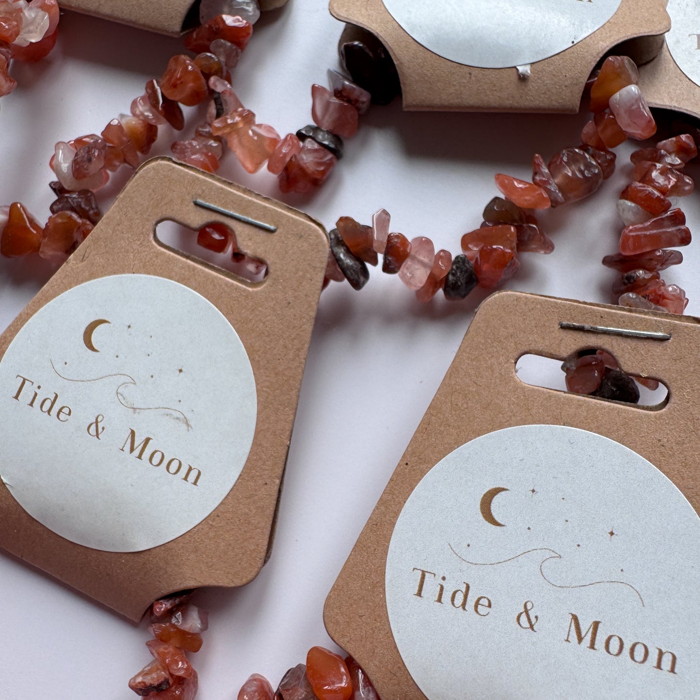 Carnelian Chip Bracelet