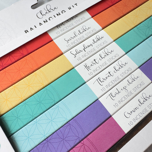 Chakra Balancing Incense Kit With Holder 70 incense stickers (only one)