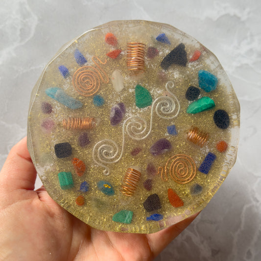 Resin Crystal Charging Plate (made by Papa Moon)