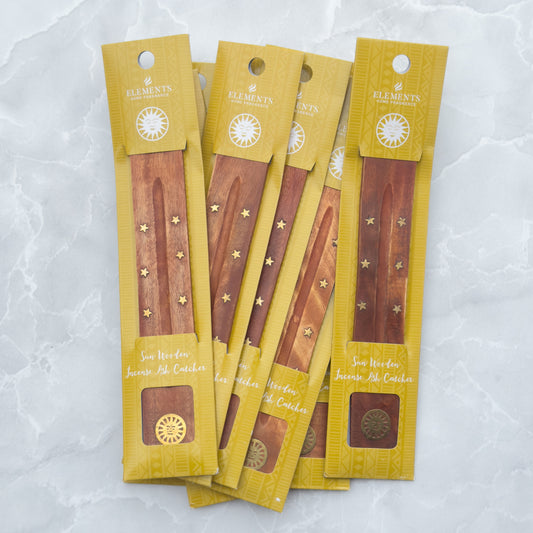 Wooden incense holder