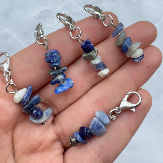 Lapis Lazuli Keyring Charm