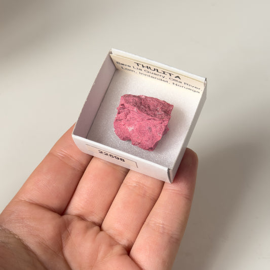 Thulite  (Sore Lia Q, Otta River, Lom, Innlandet, Noruega) 22598