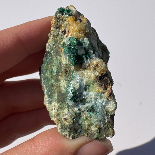 Malachite & Cerussite (Cumbria, UK)