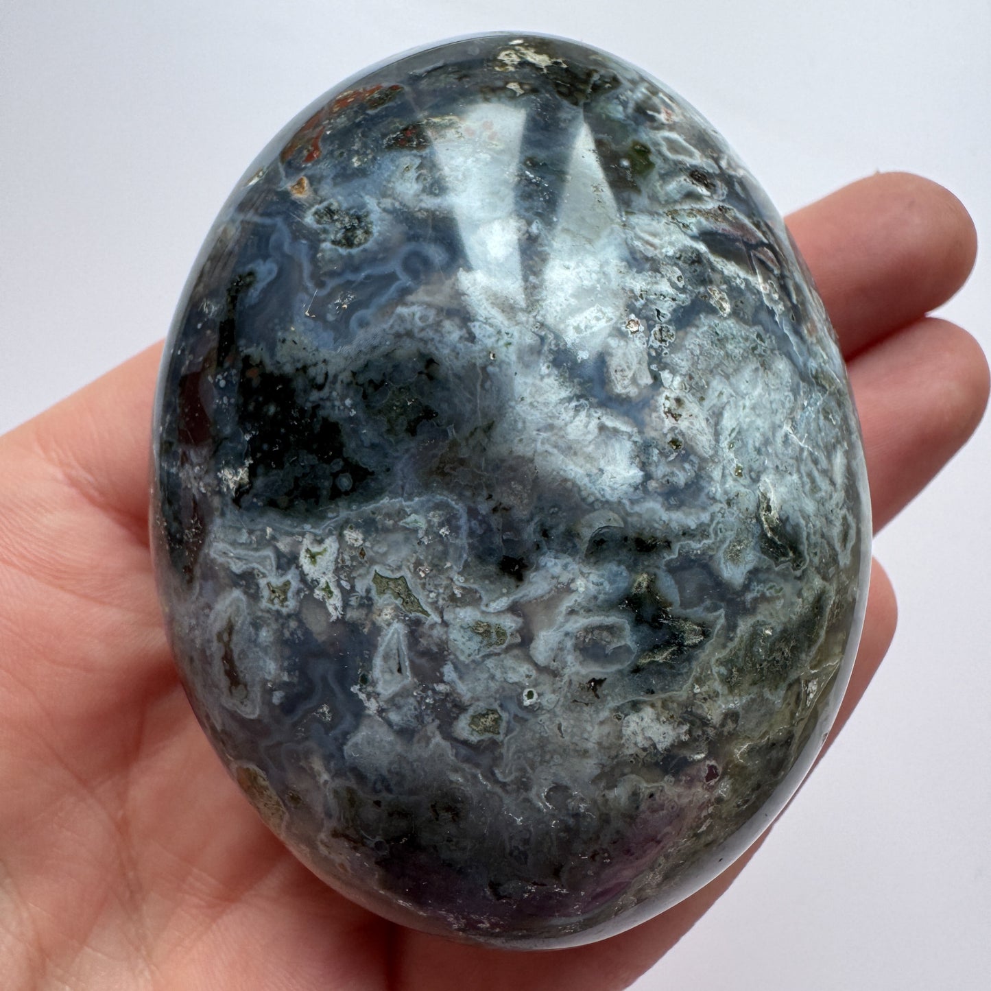 RARE Galaxy Ocean Jasper Palmstone