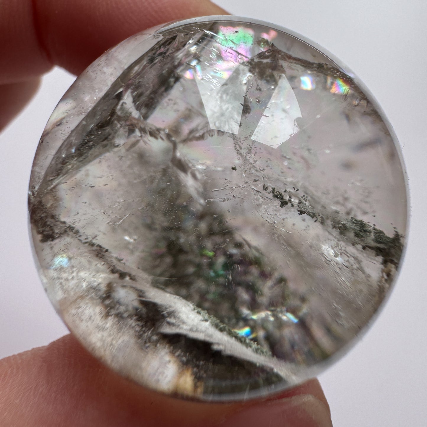 Garden Quartz / Lodolite Mini Sphere