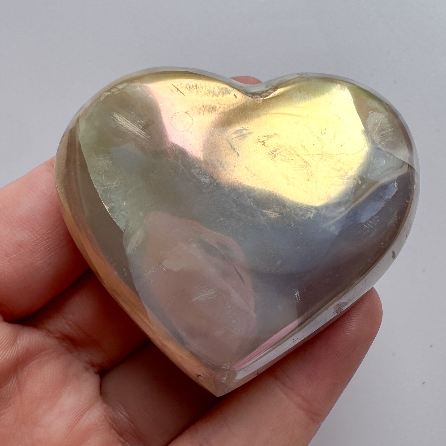 Aura Agate Heart 2