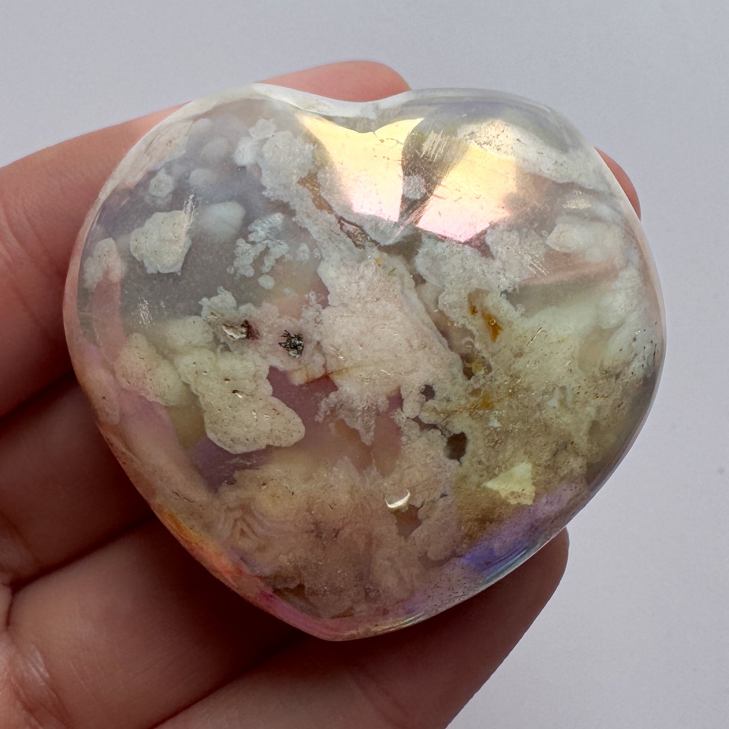 Aura Agate Heart 9