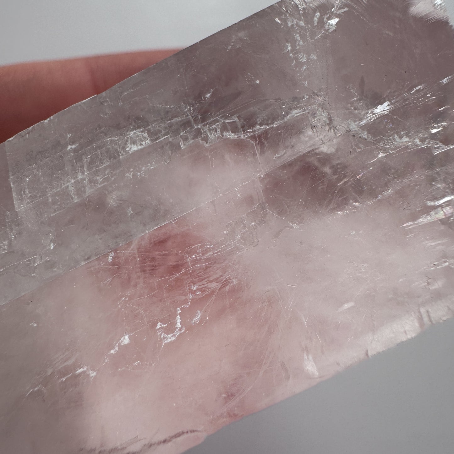Optical Calcite (With Rainbows)