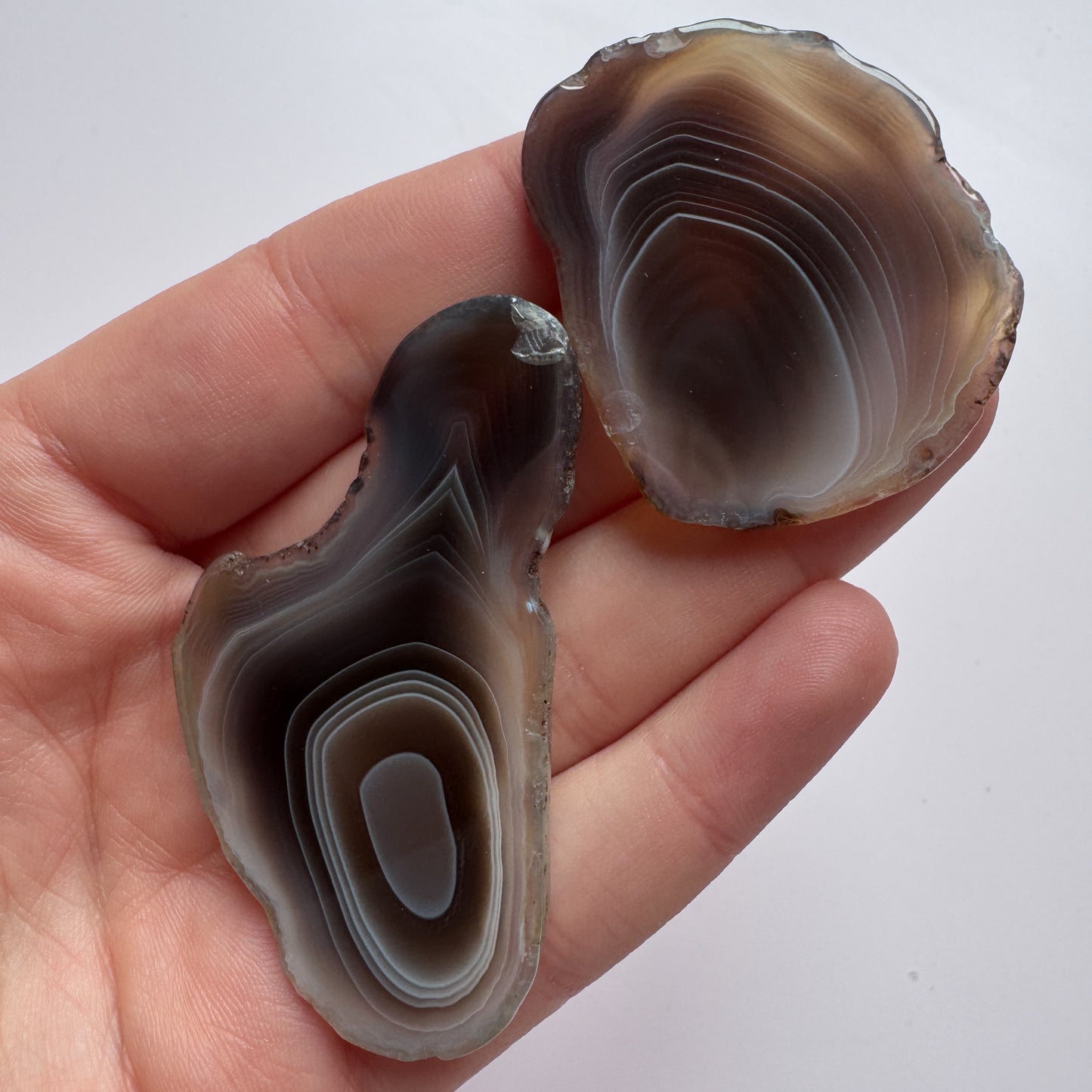 2x Agate Slabs