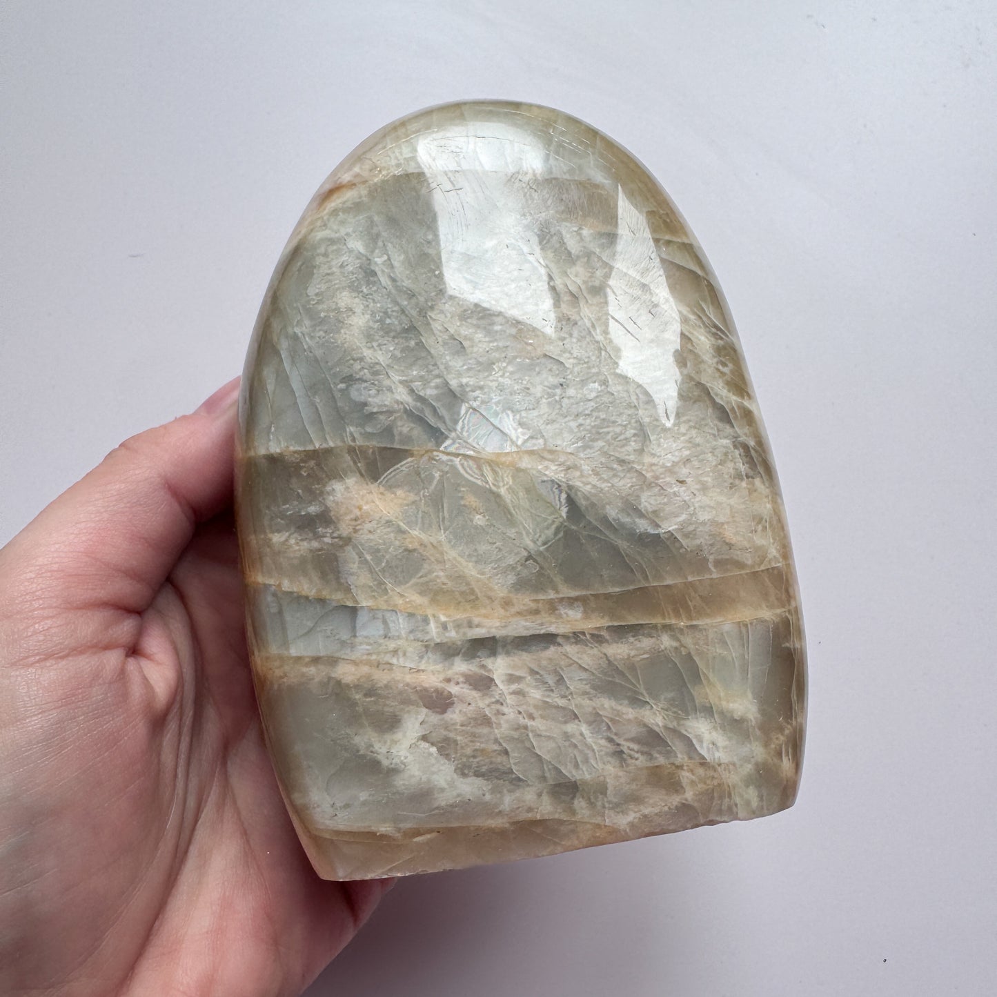 High Grade Moonstone Freeform (full face of flash!)