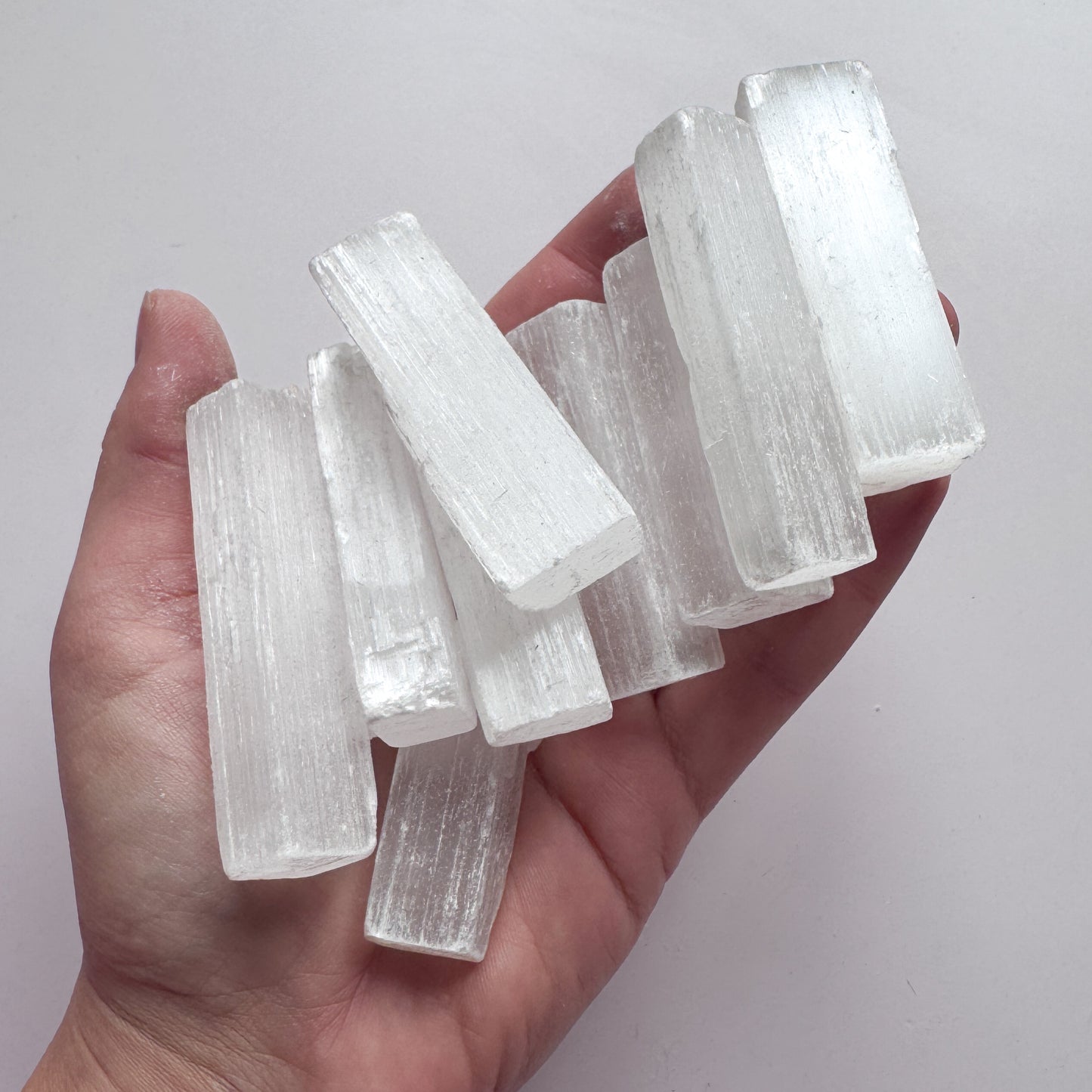 Raw Selenite Sticks x9 Bundle