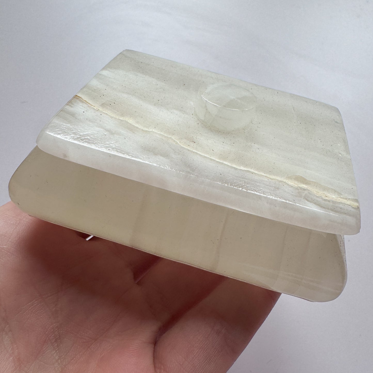 Carved Onyx Box