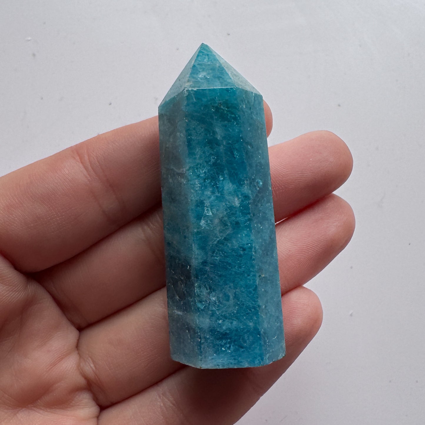 Blue Apatite Point
