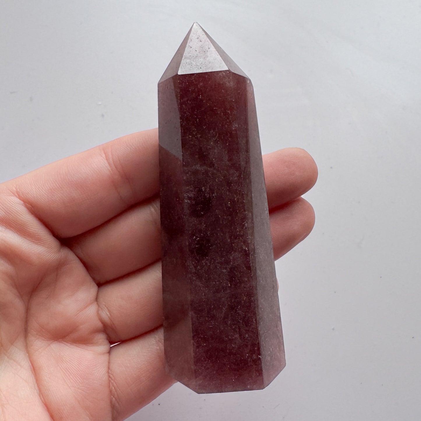 Strawberry Quartz Point 1