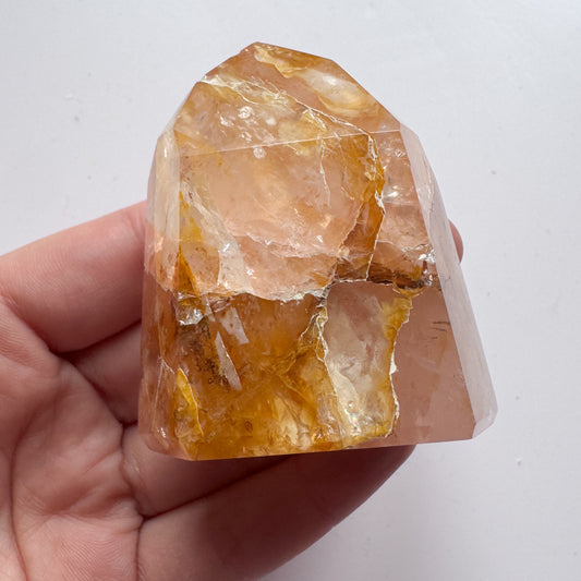 Golden Healer & Rose Quartz Point