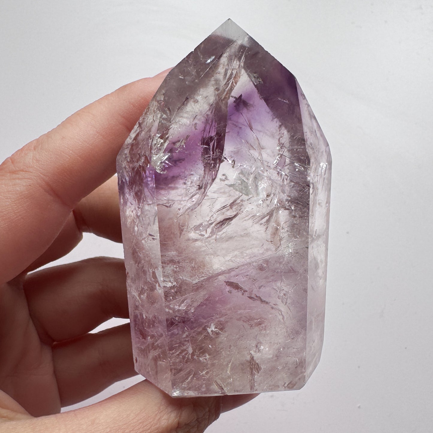 A Grade Phantom Amethyst Quartz Point