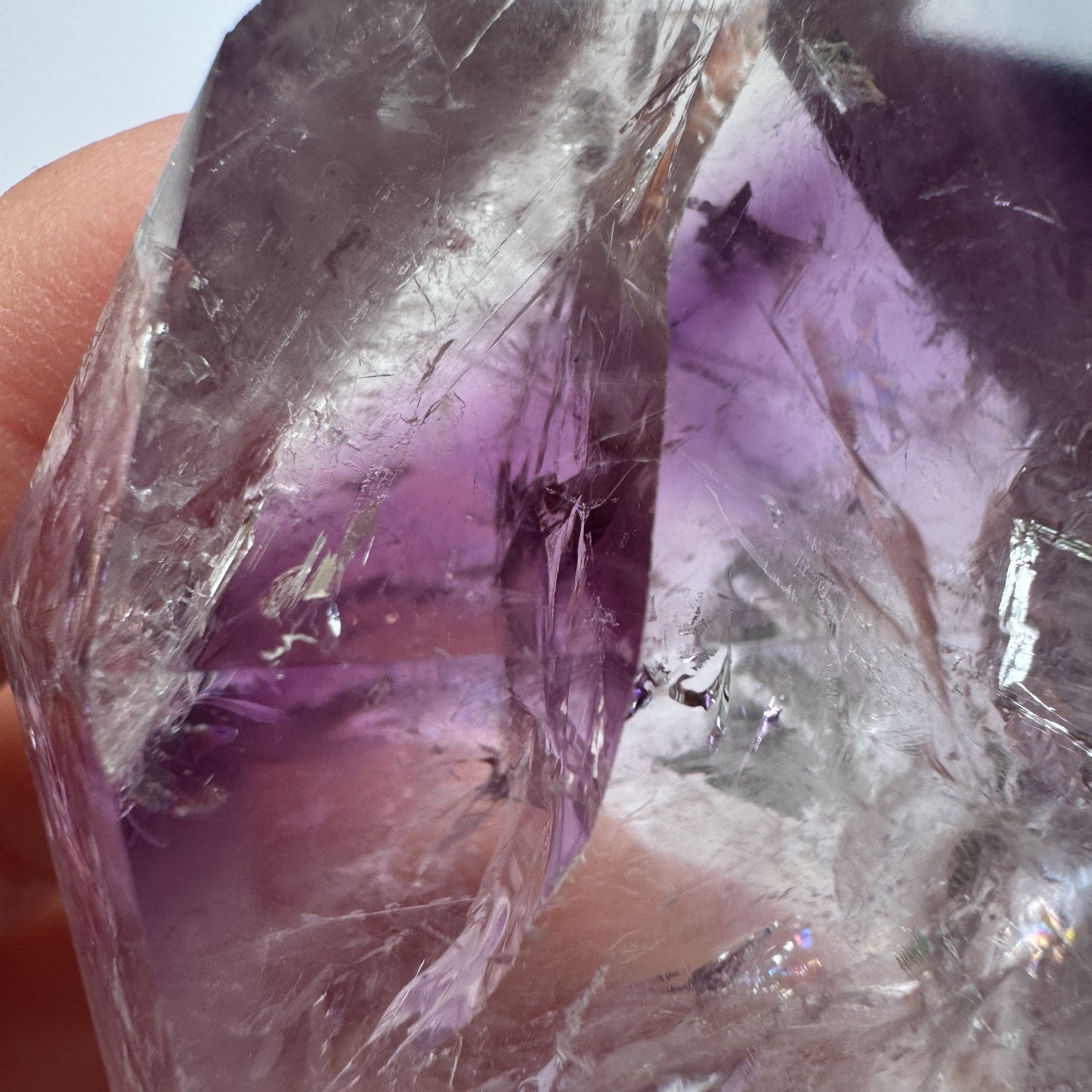A Grade Phantom Amethyst Quartz Point
