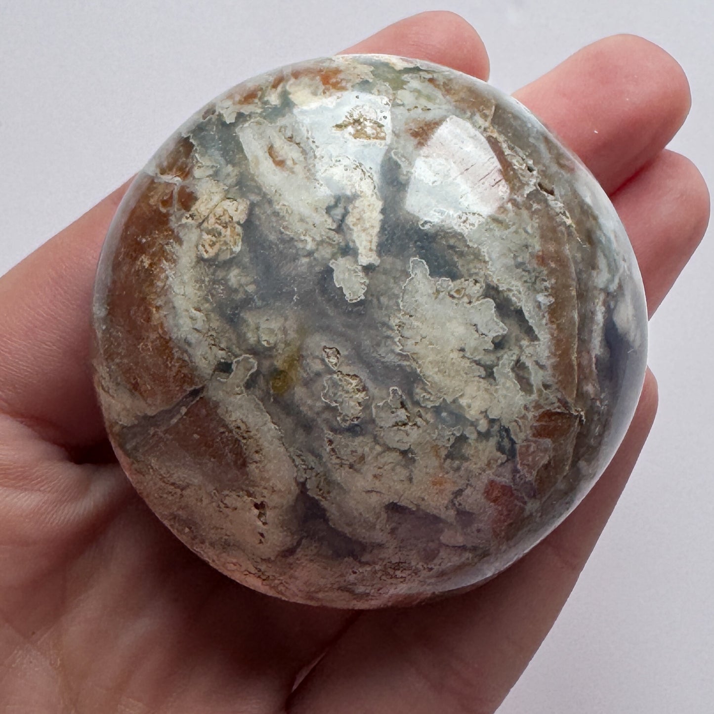 RARE Galaxy Ocean Jasper Palmstone