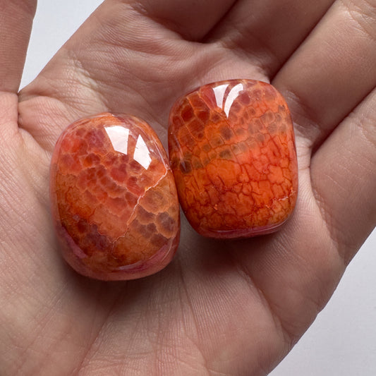 Mexican Fire Agate x2