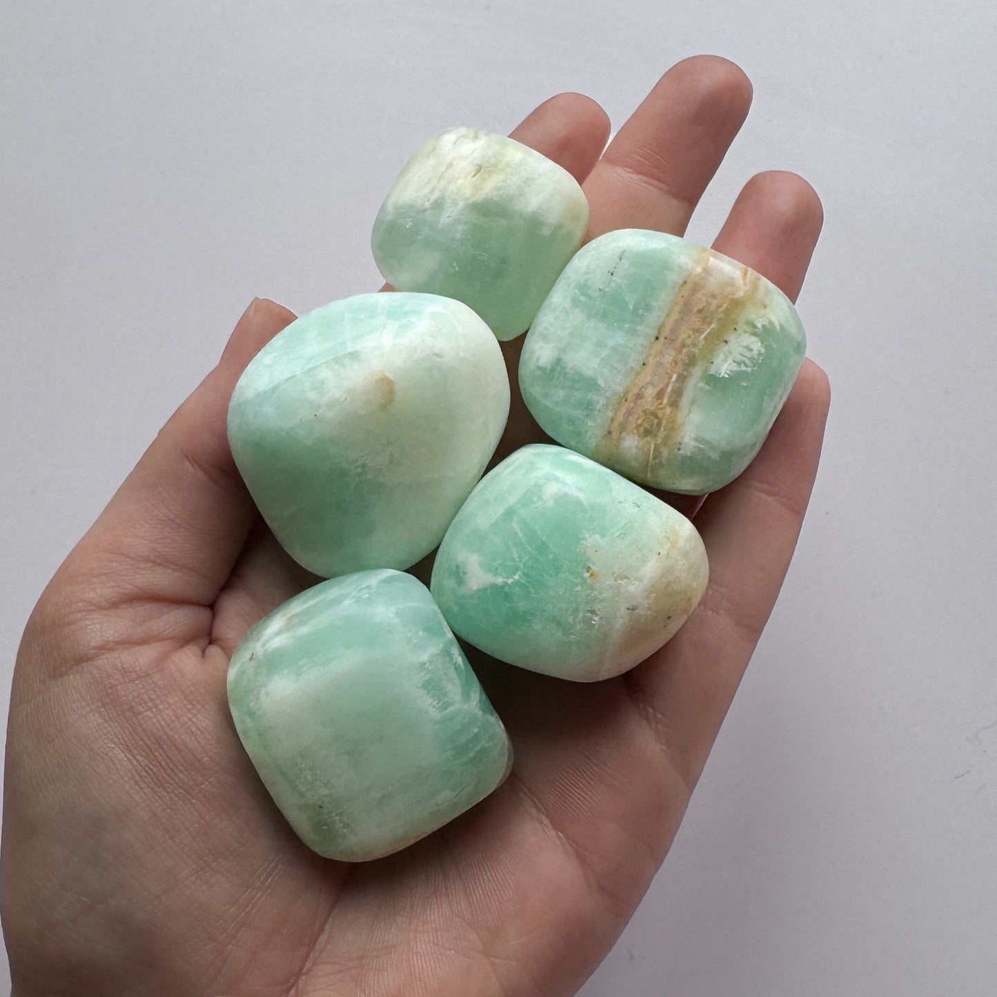 Green Calcite x5 Bundle