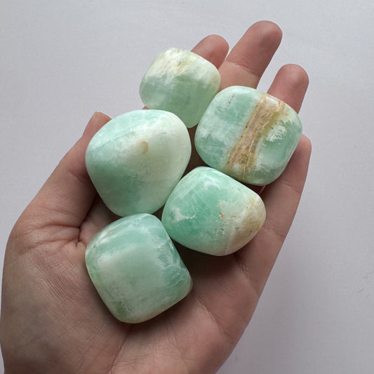 Green Calcite x5 Bundle