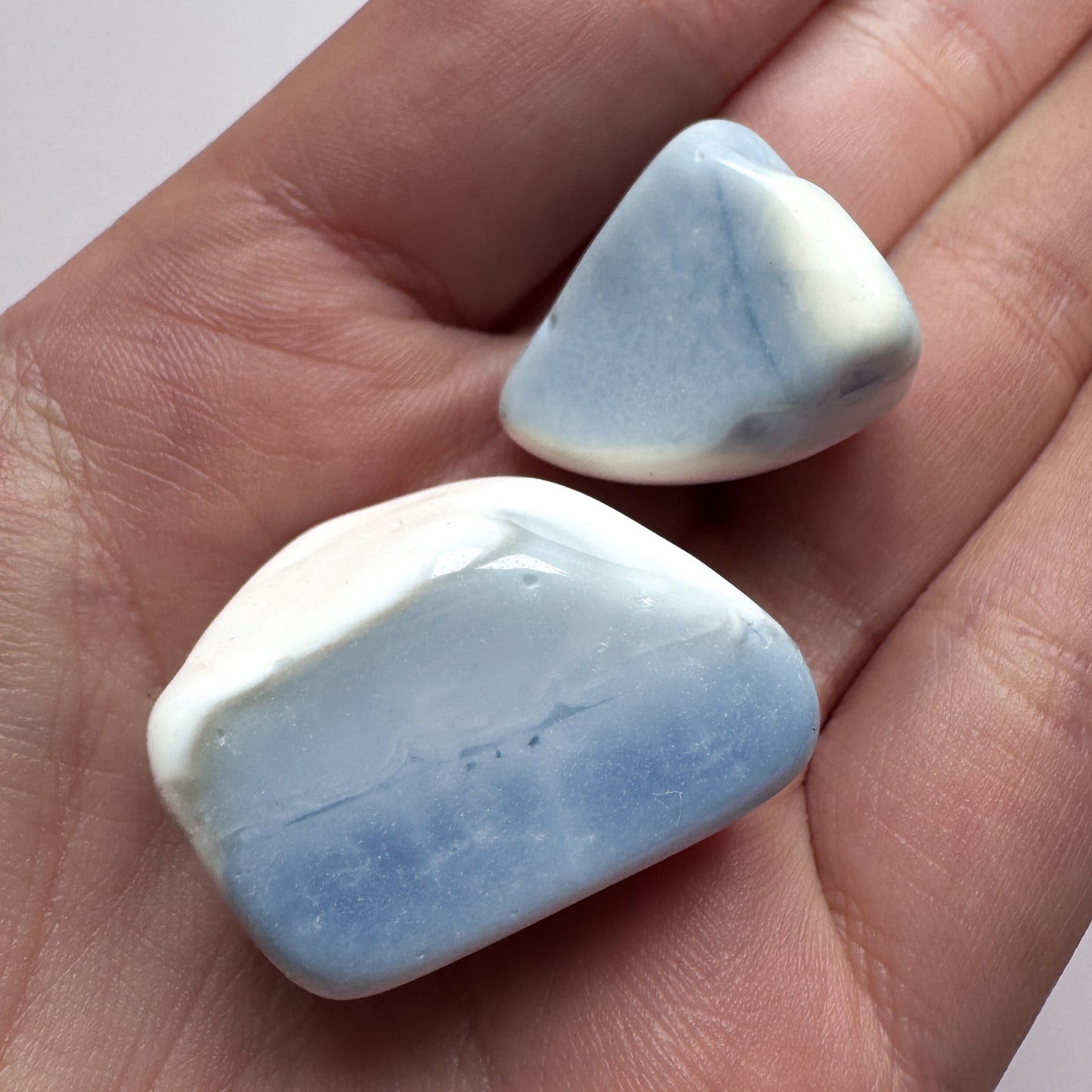Peruvian Blue Opal x2