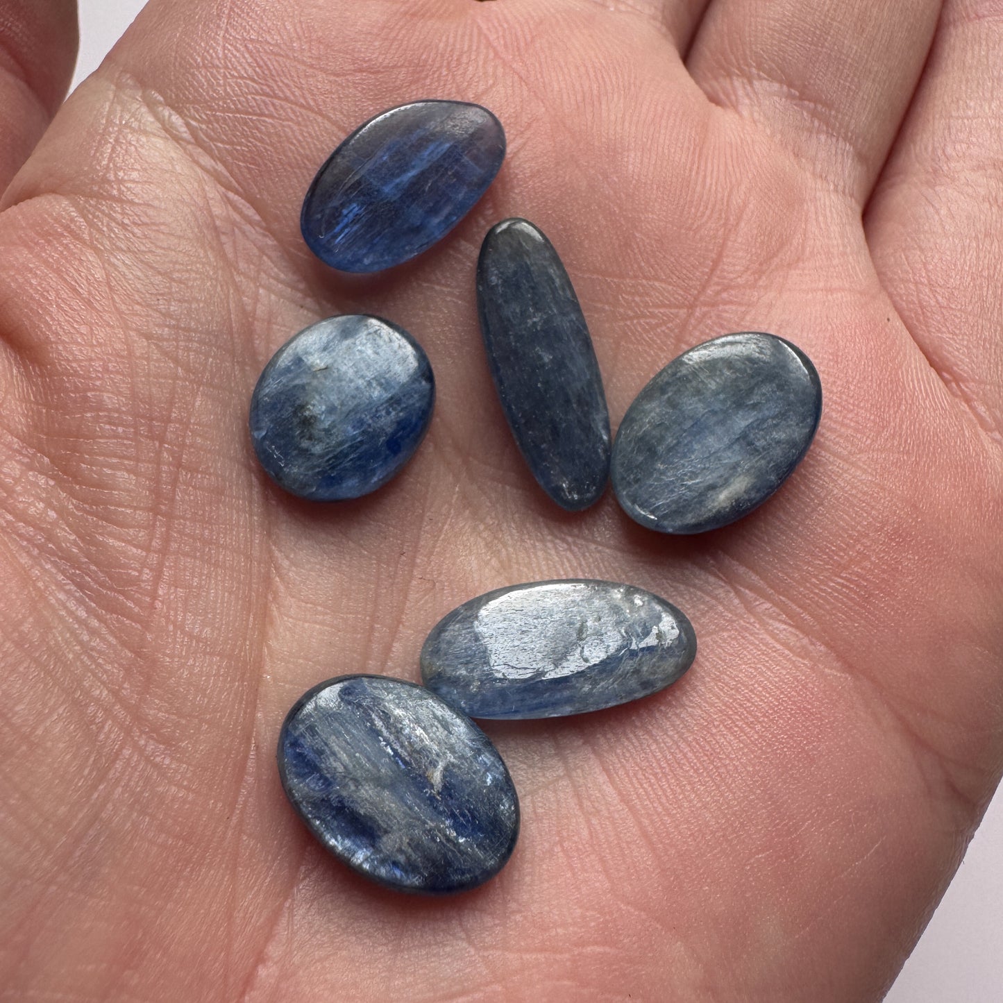 x6 Blue Kyanite Coins