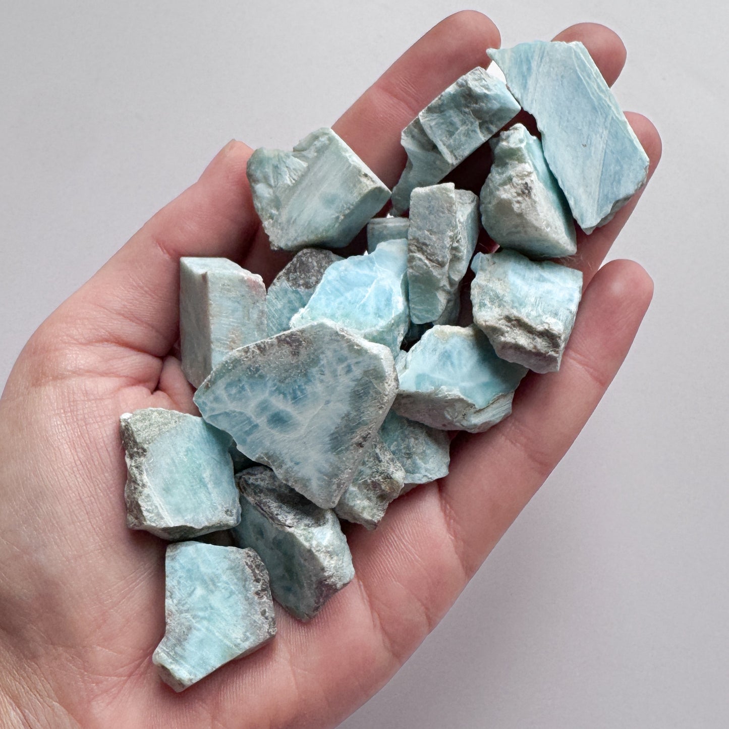 Larimar Part Polished Mini Slabs LOT