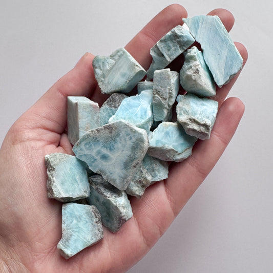 Larimar Part Polished Mini Slabs LOT
