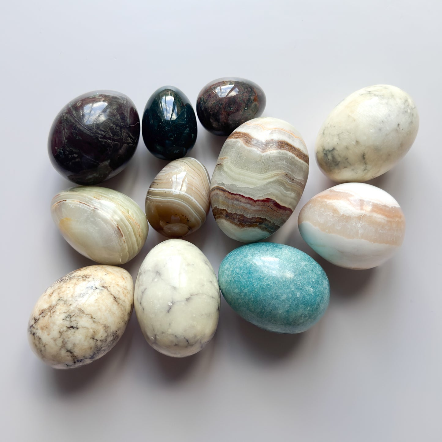 11x Crystal Eggs