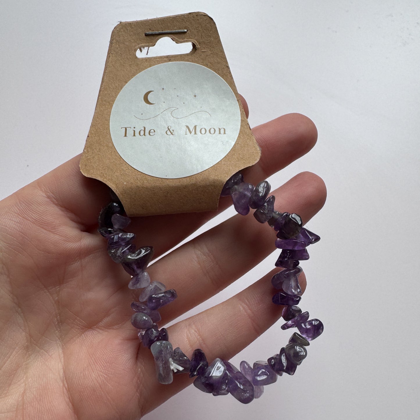 Higher Grade Amethyst Chip Bracelet ONLY ONE