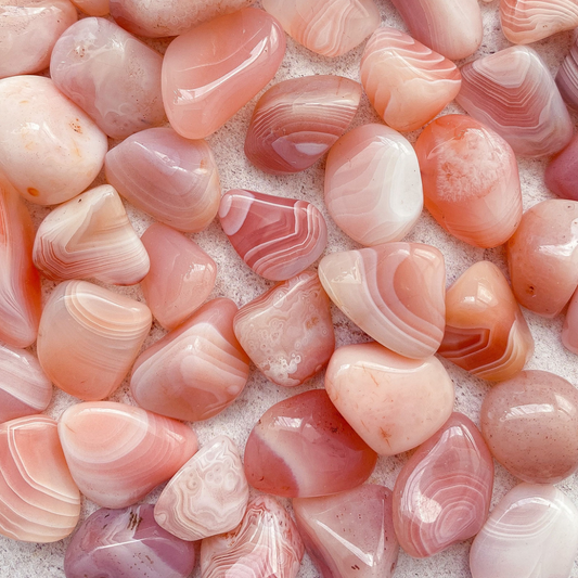 High Banded Apricot Agate Small